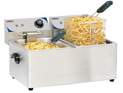 Friteuse &eacute;lectrique 2x4l 4000w Casselin CFE42 