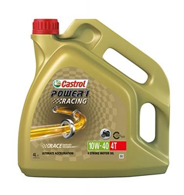 CASTROL Huile-Additif Power 1 Racing 4T - Synthetique / 10W40 / 4L 