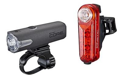 Cateye Sync Core+sync Kinetic Led Usb Light Set Noir