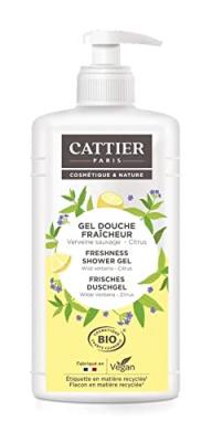 Cattier Gel Douche Verveine Sauvage Citrus Bio 1L