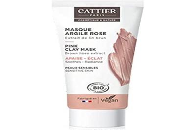 Cattier Mini Masque Argile Rose - 30 ml - Tube 30 ml