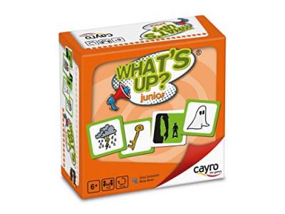 Cayro- What's Up Junior-Jeu de Cartes, 7002, Cranberry