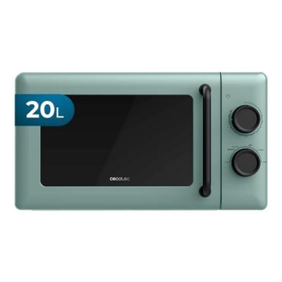 Micro-ondes m&eacute;canique Cecotec Proclean 3010 20 L et 700 W Vert