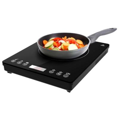 Plaque &agrave; induction portable Cecotec Full Magma Slim une zone 2000W noir