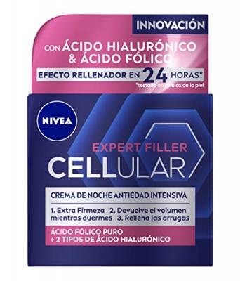Cellular Filler cr&egrave;me de nuit hyaluronique & folique 50 ml
