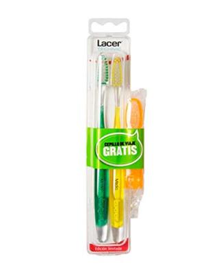 Brosse &agrave; dents lacer technic medio (3 pi&egrave;ces) (2 unit&eacute;s)