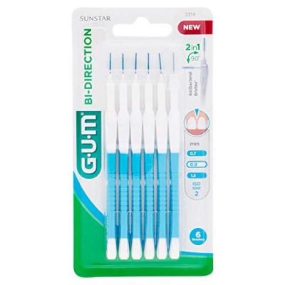 Brossettes Interdentaires 0.9mm X6 Proxabrush Bi-direction Gum