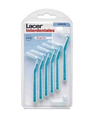 Lacer Brossette interdentaire cylindrique fine blister 6 unit&eacute;s 6