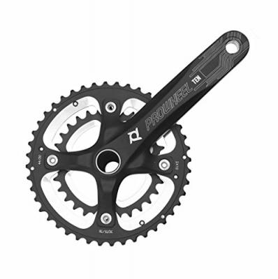 Prowheel Mpl 2x10s Crankset Noir 175 mm / 40/28t