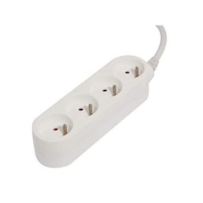 Chacon Bloc Multiprise 4 Prises 16A 3M Blanc - Cha48846