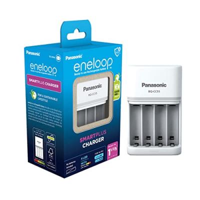 Chargeur de bloc de batterie NiMH non Panasonic Smart & Quick BQ-CC55