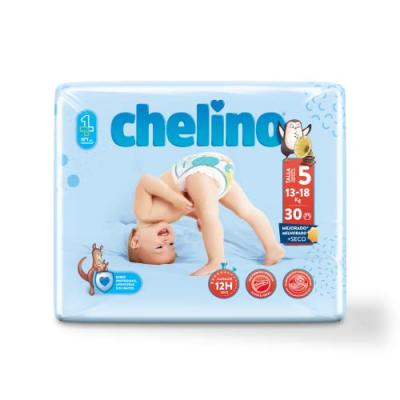 Chelino Mode et Amour Couches Pasitos Taille 5 13 &agrave; 18 kg 30 pcs