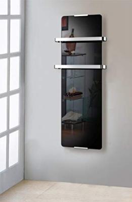 Radiateur S&egrave;che Serviette Noir 600w