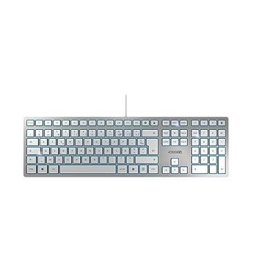 CHERRY Clavier KC 6000 USB argent/blanc