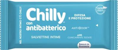 Chilly Lingettes Intimes Antibact&eacute;riennes 12 unit&eacute;s