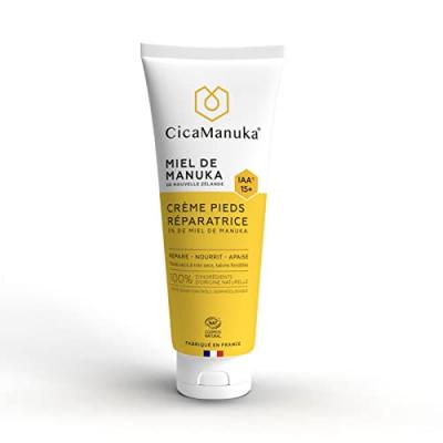 Cr&egrave;me Pieds R&eacute;paratrice au Miel de Manuka IAA15+ 75ml Cica Manuka