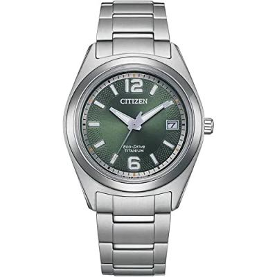 Montre Super titanium lady Kaki FE6151-82X Gris Citizen