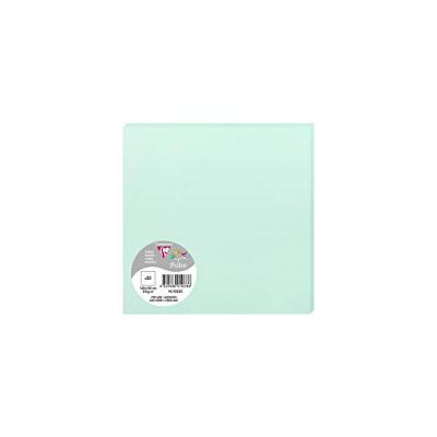 Pollen Carte Simple 210g 160x160 vert jade pqt 25