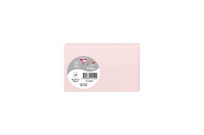 Paquet de 25 cartes simples Pollen 82x128mm Rose 210g