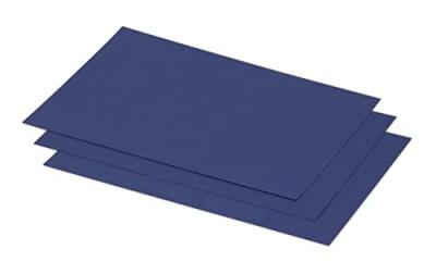 Paquet de 25 cartes simples Pollen 158x222mm Bleu Nuit 210g
