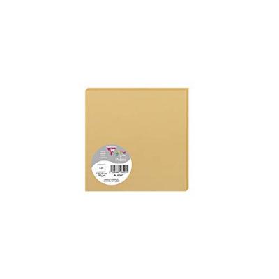 Paquet de 25 cartes simples Pollen 135x135mm Caramel 210g