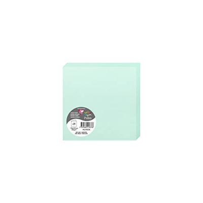 Clairefontaine Carte 210g Pli&eacute;e 135x135 Vert Jade 210g Pqt 25