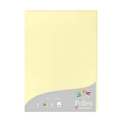 Clairefontaine Etui De 25 Feuilles 210x297 Canari 210g