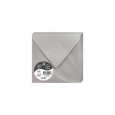 Lot de 25 enveloppes A4 Pollen 14 x 14 cm Argent