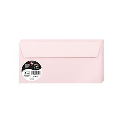 Paquet de 20 enveloppes Pollen 110x220mm DL Rose 120g