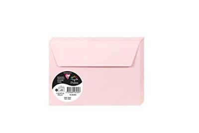 Paquet de 20 enveloppes Pollen 114x162mm C6 Rose 120g