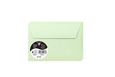 Paquet de 20 enveloppes Pollen 114x162mm C6 Vert 120g
