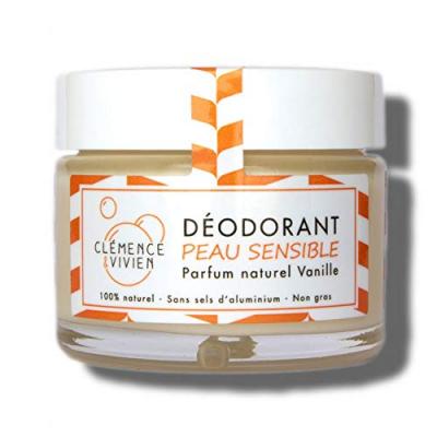 D&eacute;odorant 100% naturel Peau sensible Vanille - Cl&eacute;mence & Vivien