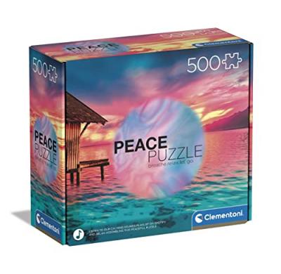 Clementoni Peace Puzzle - 500 pi&egrave;ces - Living the Present - - Puzzle