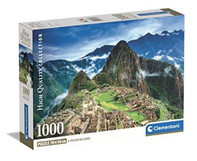 Puzzle Compact 1000 pi&egrave;ces Clementoni Machu Picchu