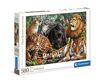 Puzzle 500 Pi&egrave;ces - High Quality Collection - Wild Cats