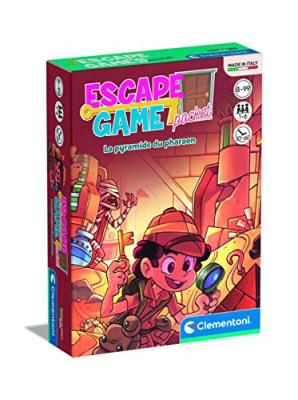 Jeu de cartes Clementoni Escape Game Pocket La Pyramide Du Pharaon