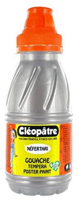 Cl&eacute;op&acirc;tre N&Eacute;FERTARI - Peinture - gouache - argent m&eacute;tallique - 250 ml