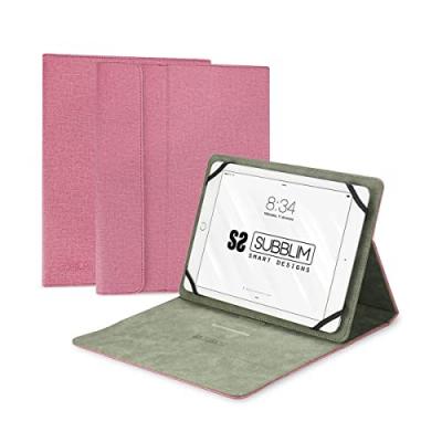 Etui Subblim Clever Stand Rose pour Tablette 10,1
