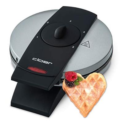 Cloer 1629 - Gaufrier - 930 Watt - inox mat 