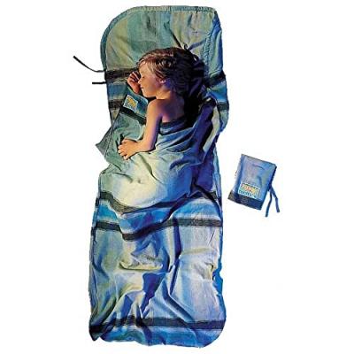 Cocoon Cotton Flanell Kid Sack Travel Sheet Bleu 180 x 76 cm