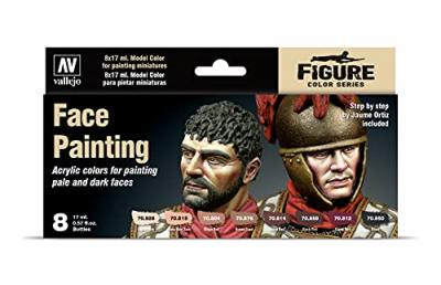 Vallejo Model Color Set - Faces Painting Set (x8) - (VAL70119)