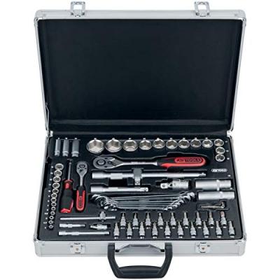 Ks tools 1/4""+1/2"" coffret de douilles, 70 pcs