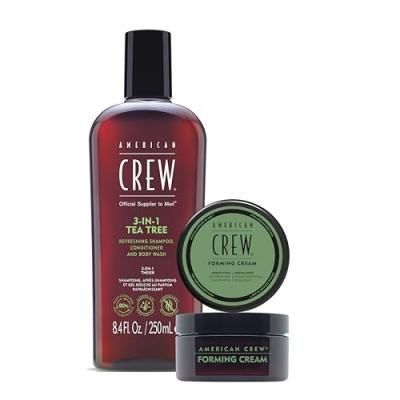 Coffret Routine Soins Coiffage Homme - Brillance forte