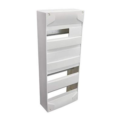 Coffret vide 4 rangees 52 modules 250X607X95MM - Blanc