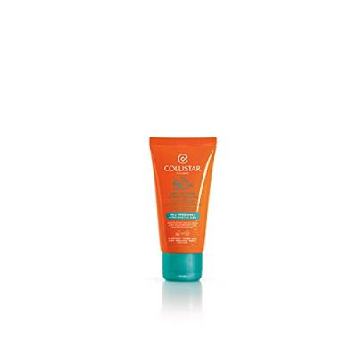 Cr&egrave;me solaire visage antirides & anti-taches protection active SPF50+