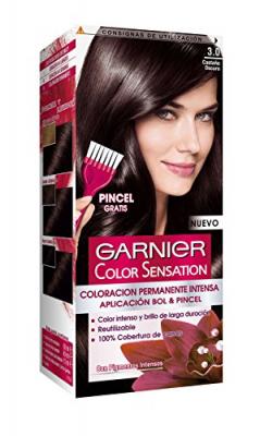Teinture permanente color sensation 3 garnier chatain fonc&eacute;