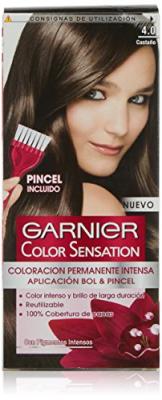 Garnier Color Sensation #4.0 Casta&ntilde;o Teinte