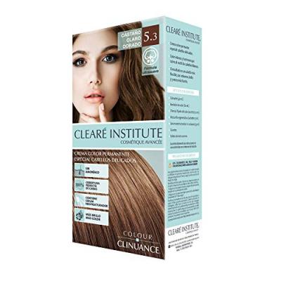 Clear&eacute; Institute Couleur 5.3 Cheveux D&eacute;licats Ch&acirc;tain Clair Dor&eacute;