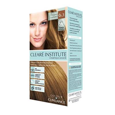 Clear&eacute; Institute Coloration 6.3 Blond Fonc&eacute; Dor&eacute; Cheveux d&eacute;licats