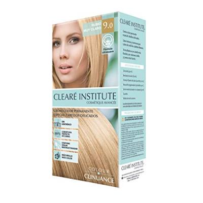 Clear&eacute; Institute Coloration 9.0 Blond Tr&egrave;s Clair Cheveux D&eacute;licats